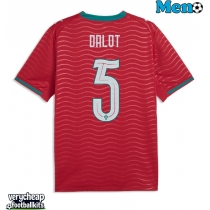 Portugal Diogo Dalot #5 Replica Home Shirt World Cup 2026 Short Sleeve